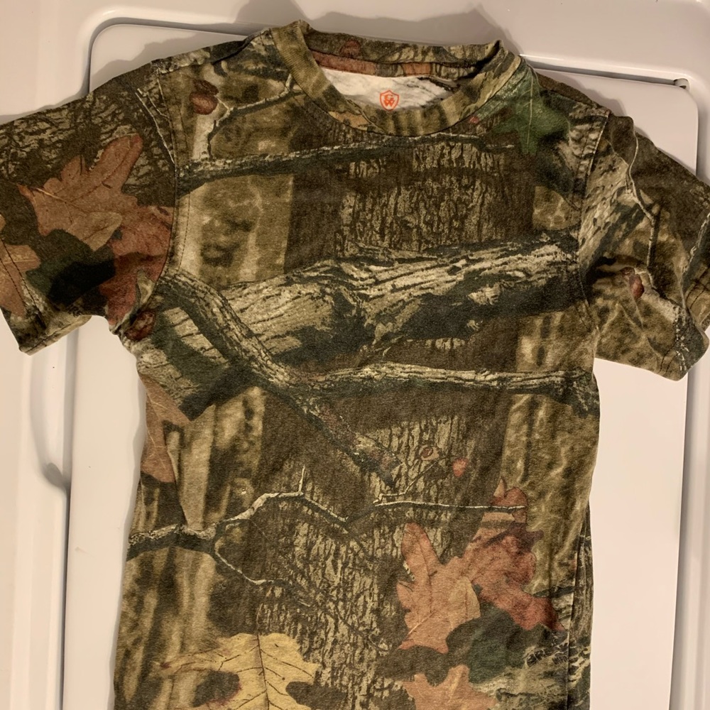 Game Winner MOSSY OAK CAMO Tee Shirt Boys S